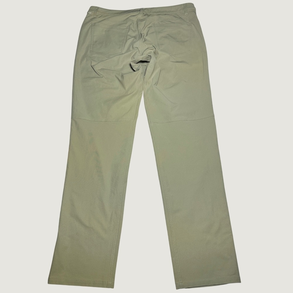 Lululemon ABC Classic Pant Mens 34x34 Warpstreme Khaki Sand Straight Leg Stretch - Picture 6 of 16
